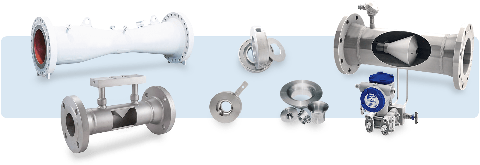 fluid flow measurement using deprimogen devices