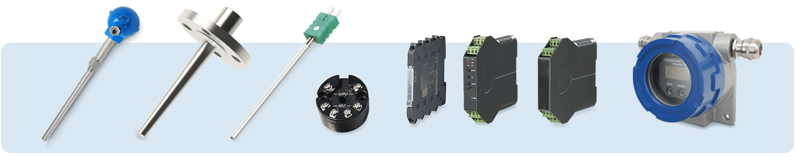 Gama de instrumentos de medición de temperatura adaptados a sus procesos.